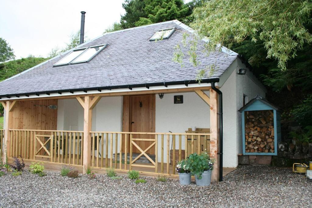 The Mews - A Cottage With A Spectacular Lake View Port Of Menteith Bagian luar foto